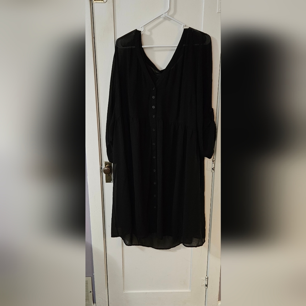 Torrid 3/4 Sleeve Knee Length Dress